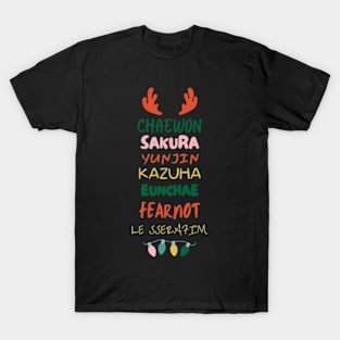 Christmas Tree Le Sserafim T-Shirt